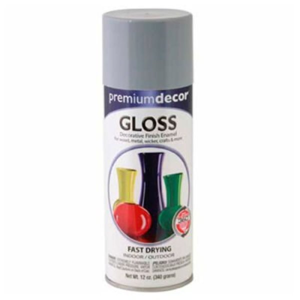 General Paint Pewter Gray, Gloss, 12 oz 793227